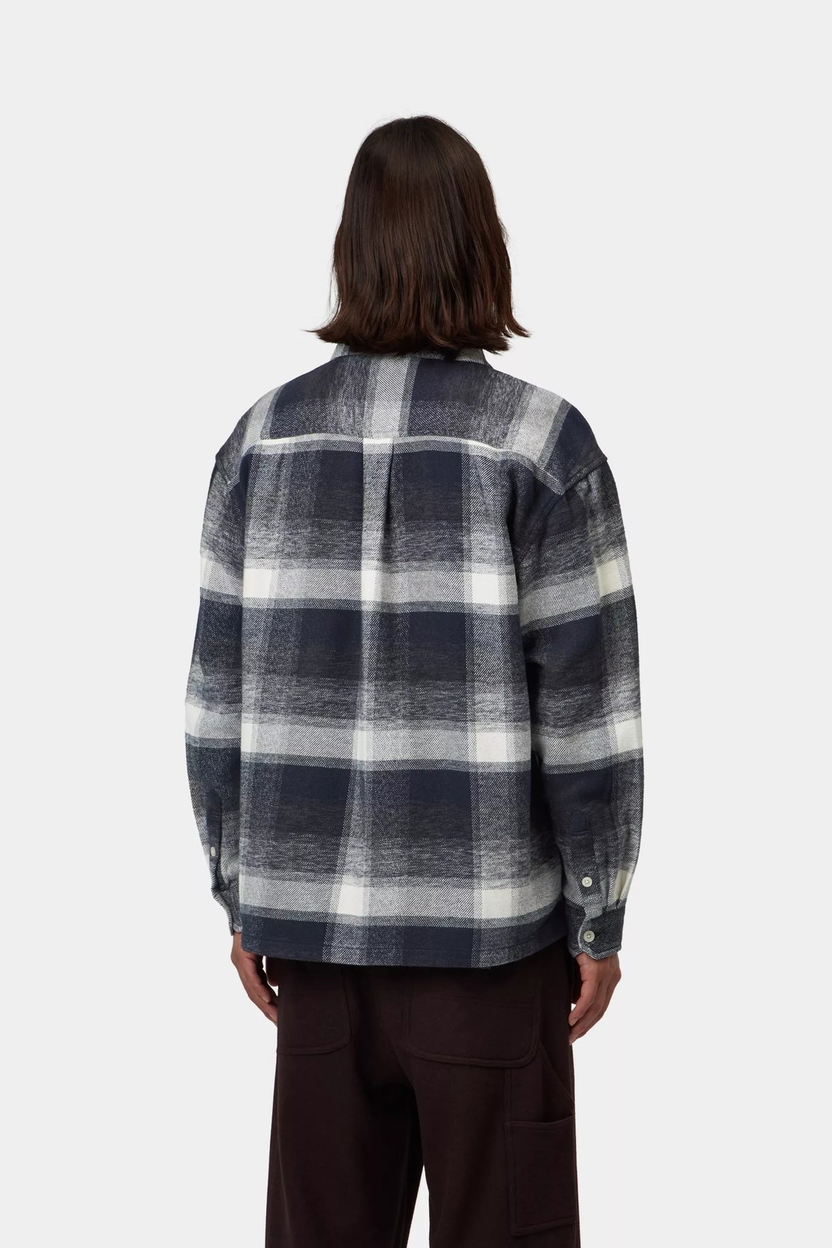 Carhartt WIP Esterson Check Shirt Dark Navy