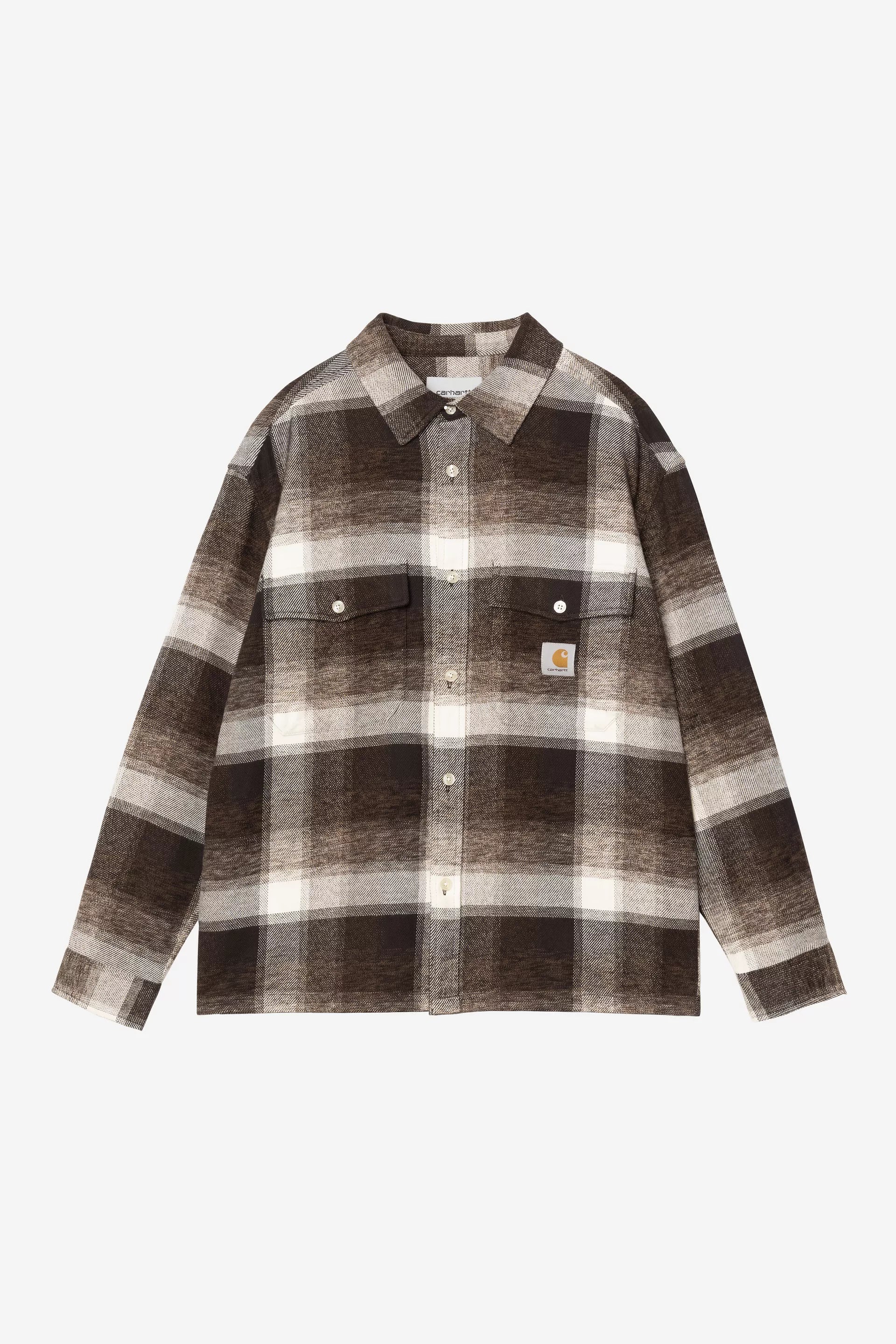 Carhartt WIP Esterson Check Shirt Tobacco