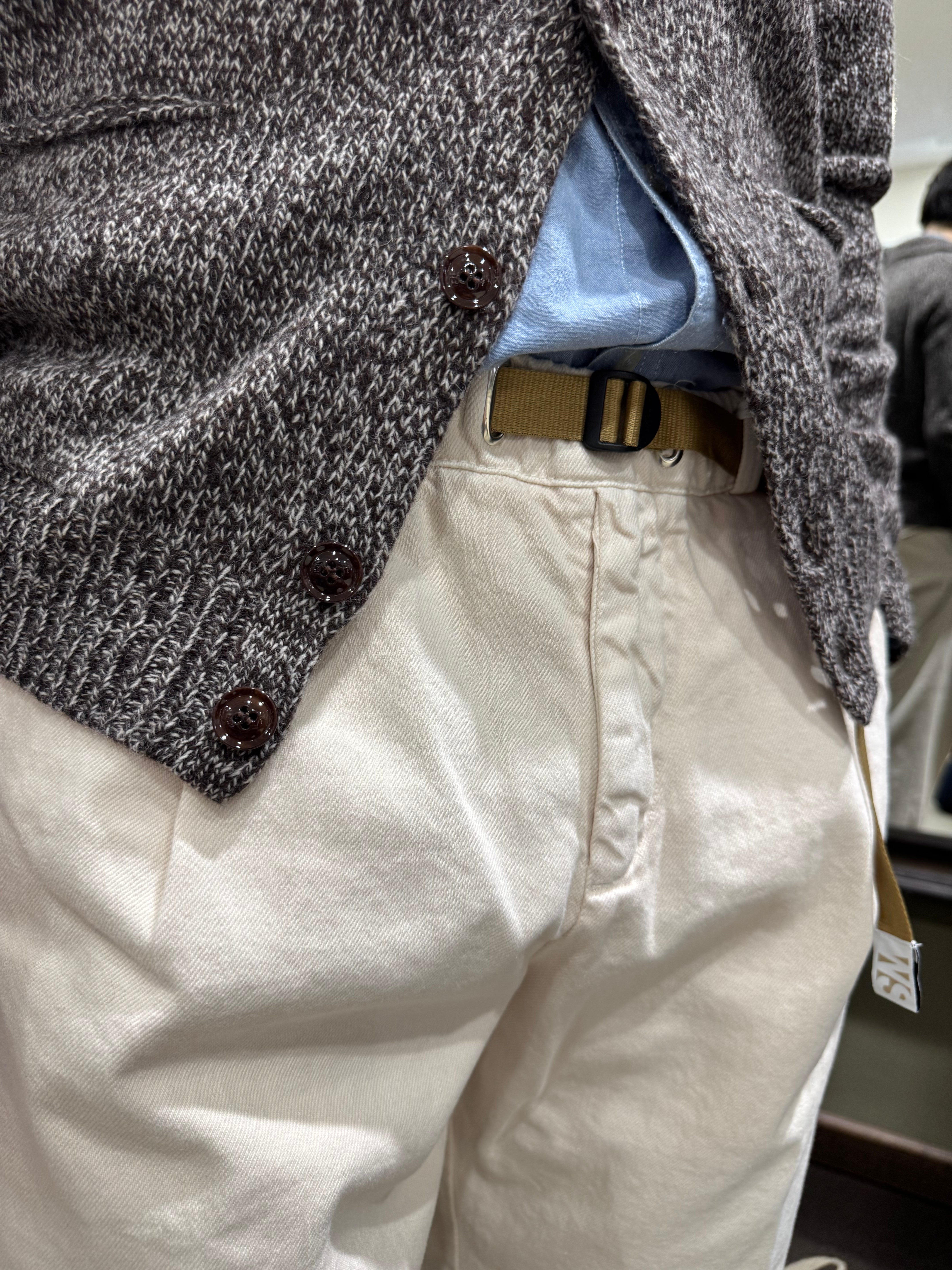White Sand Pantalone Alex Denim Off White
