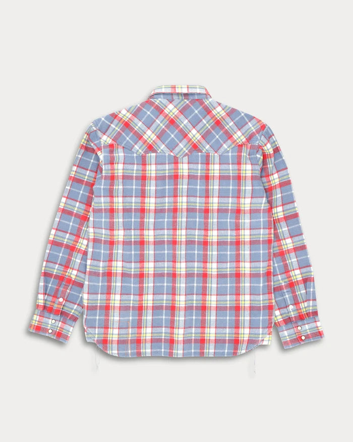 Fortela Josh Texan Check Shirt Red/Grey