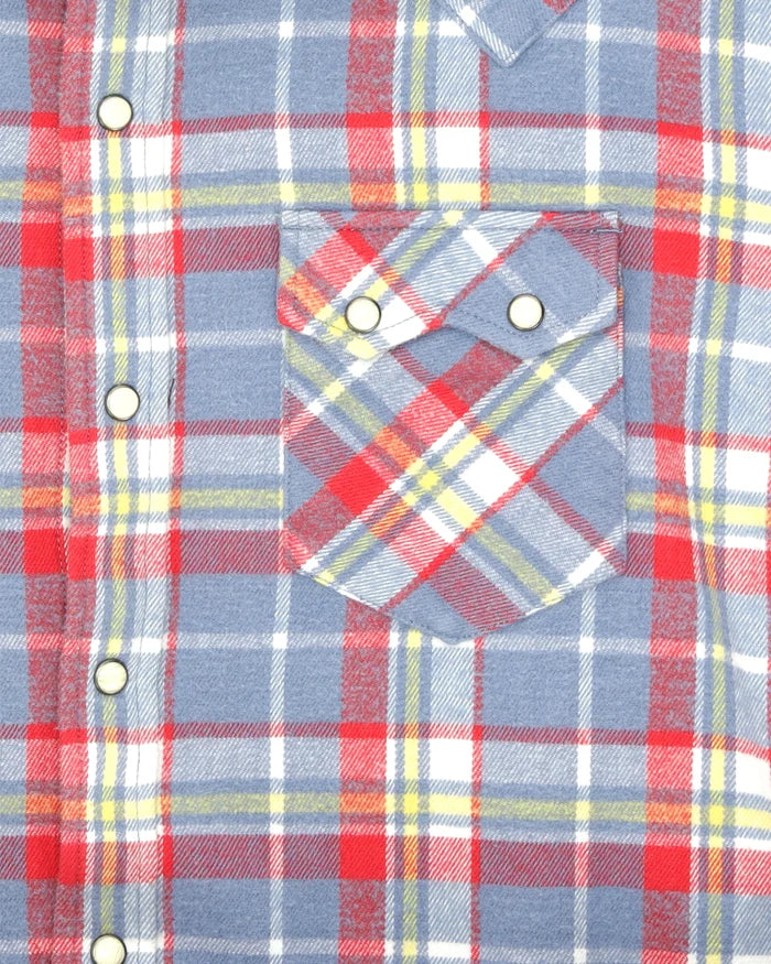 Fortela Josh Texan Check Shirt Red/Grey