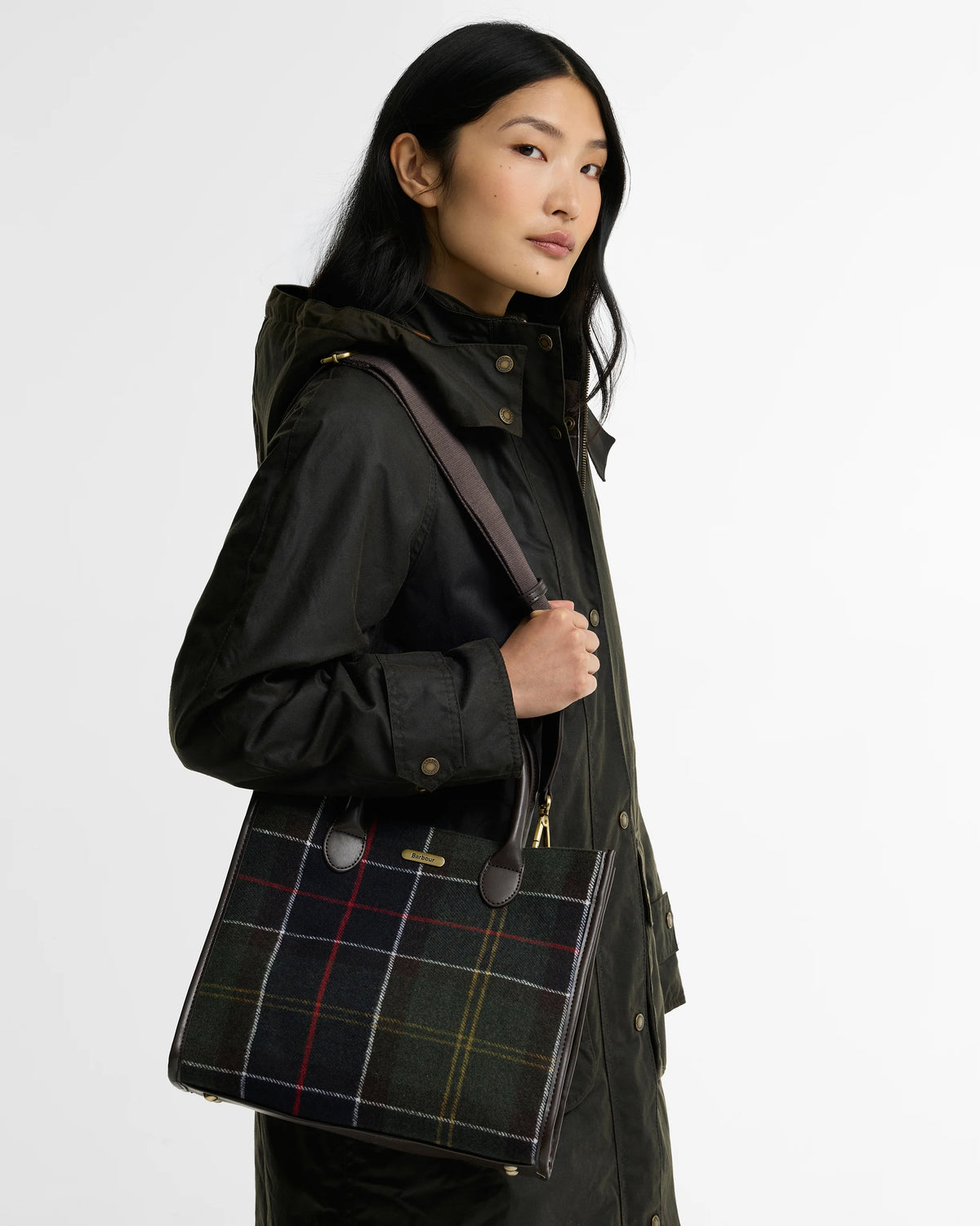 Barbour W Barrhill Tartan Tote Bag