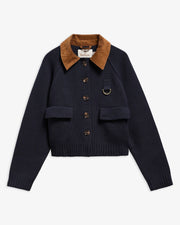 Barbour W Alverstone Cardigan Navy