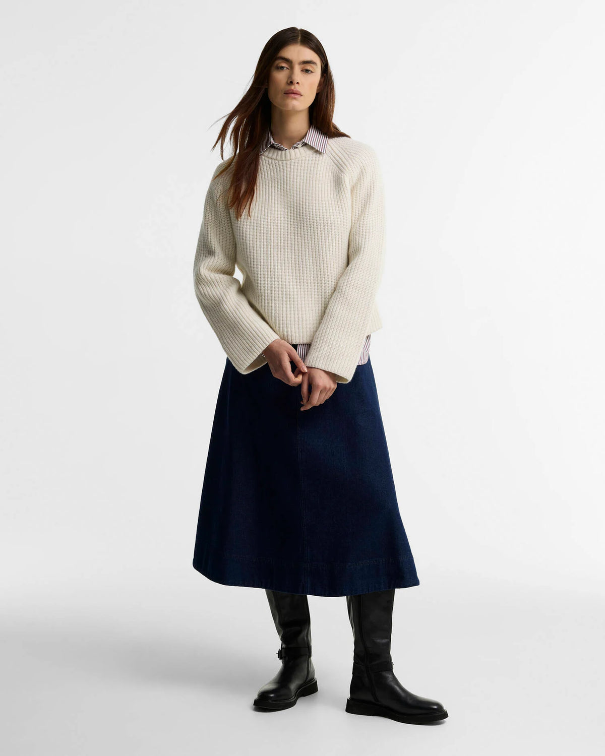 Barbour W Renata Jumper White