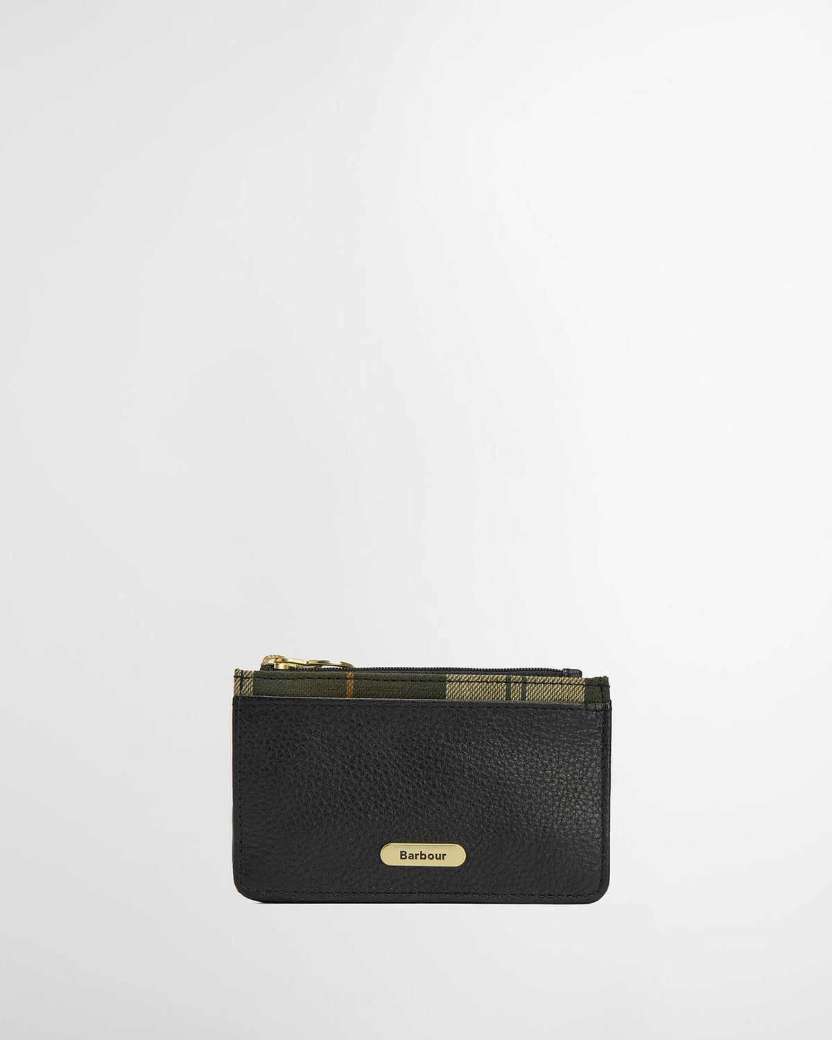 Barbour W Alder Leather Card Black/Ancient