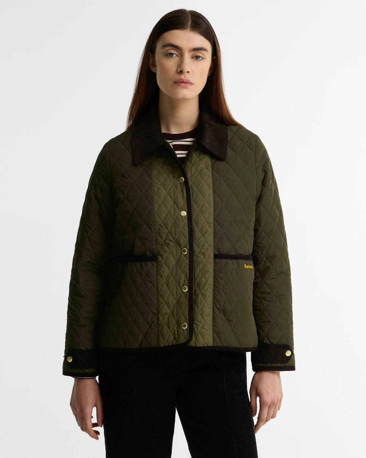 Barbour W Ainsdale Quilted Jkt Olive