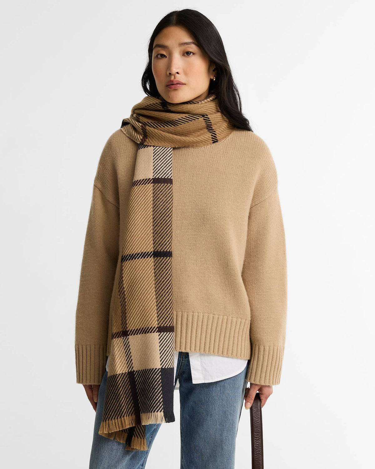 Barbour W Blair Scarf Birchwood Dress Tartan