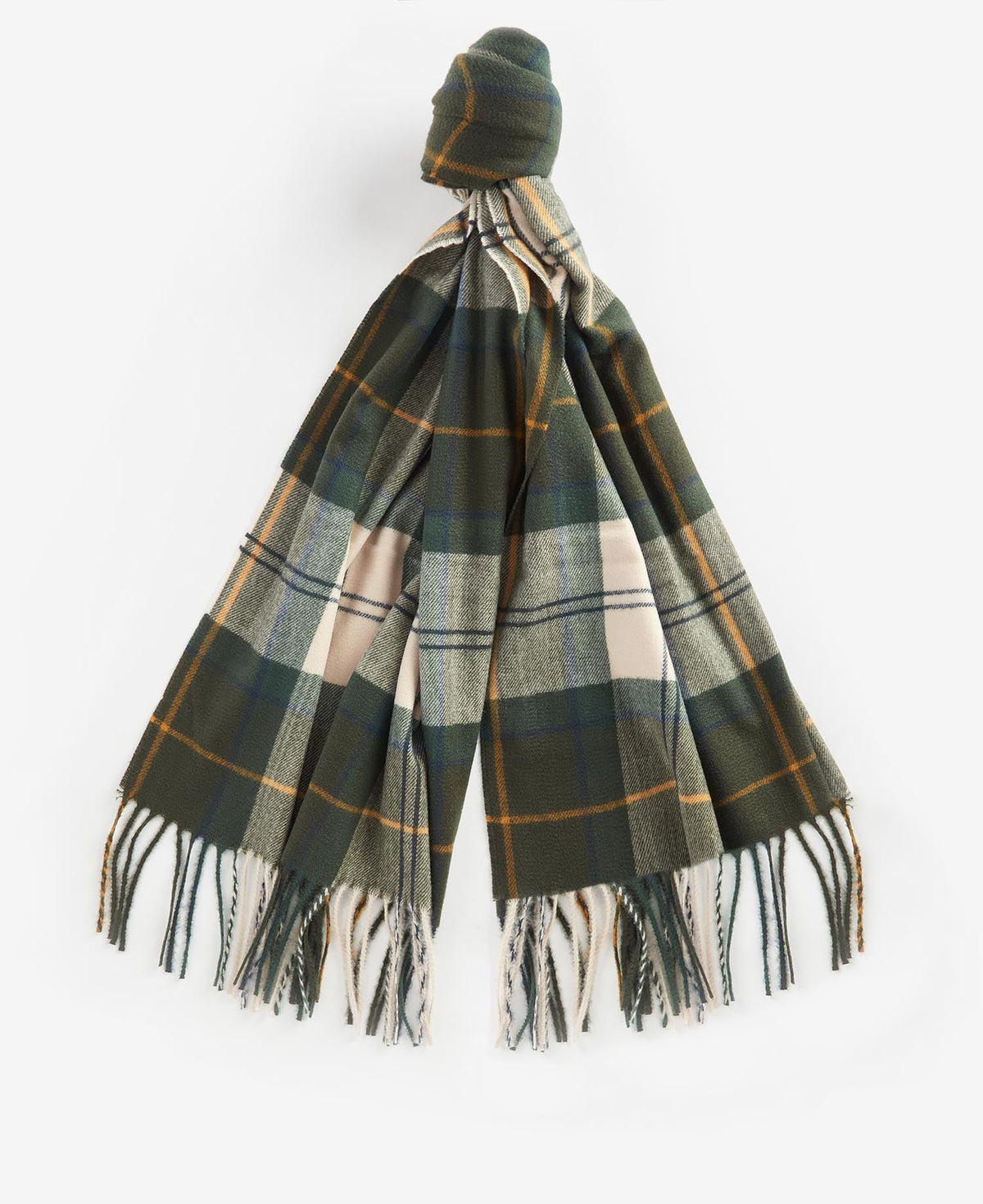 Barbour W Stanway Tartan Wrap Ancient
