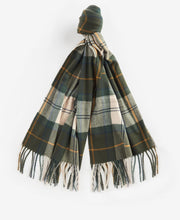 Barbour W Stanway Tartan Wrap Ancient