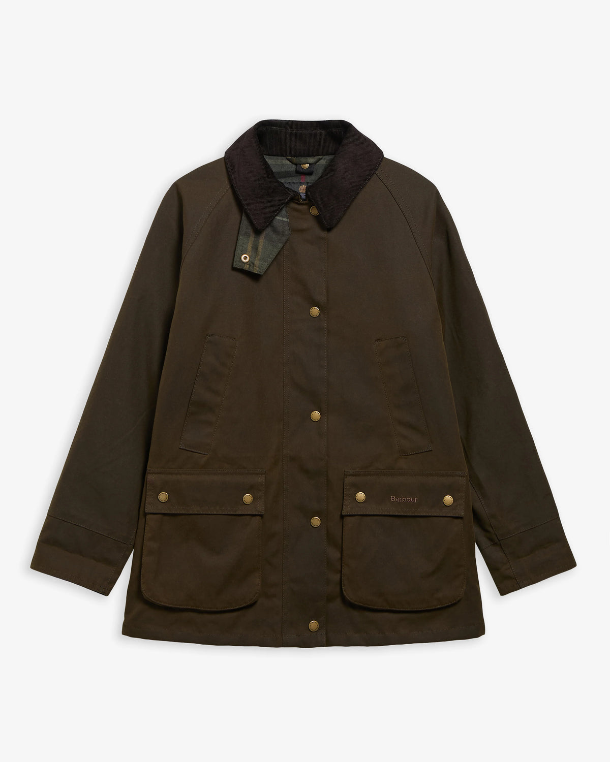 Barbour W Acorn Wax Jkt Olive