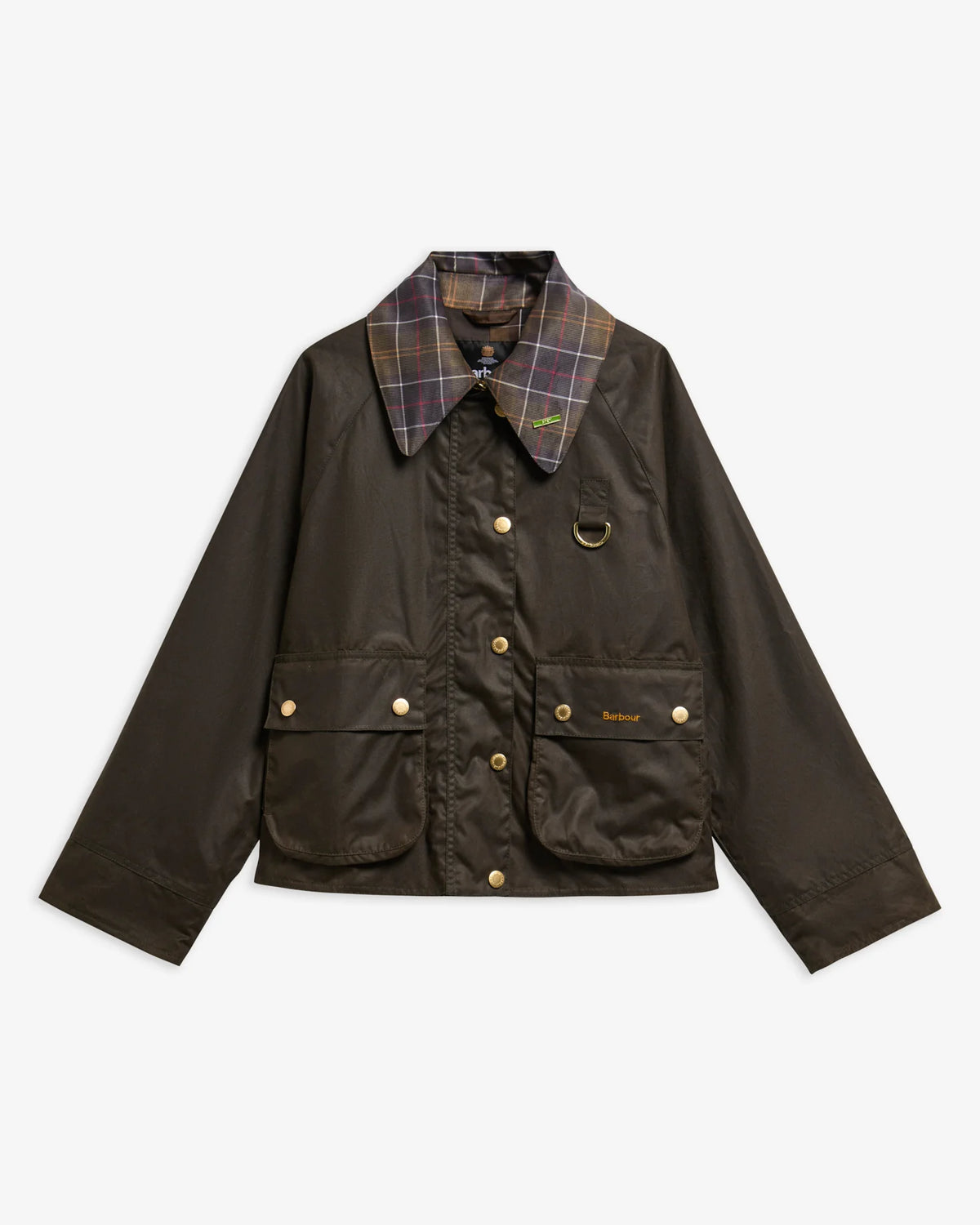 Barbour W Icons Quilted Spey Wax Jkt Olive