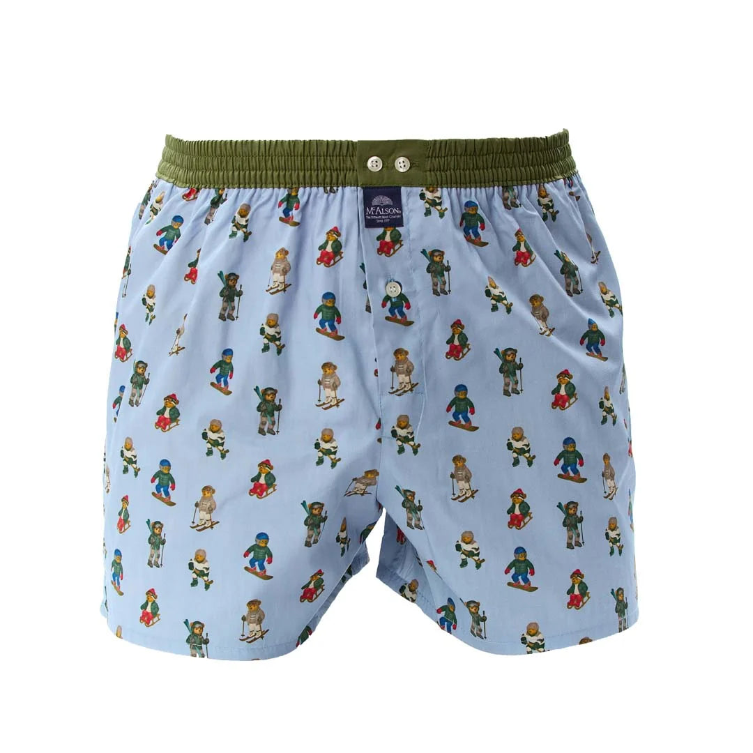 McAlson Boxer Madras Orso Alpino