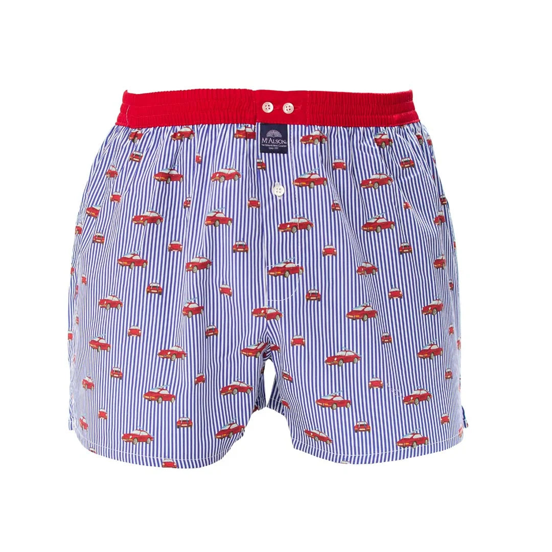 McAlson Boxer Madras Auto Rossa