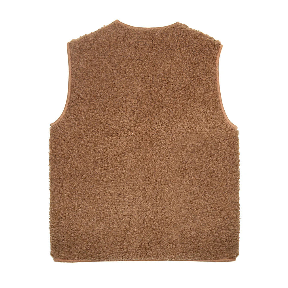 Coldbreaker Wool Vest Pepitko Camel