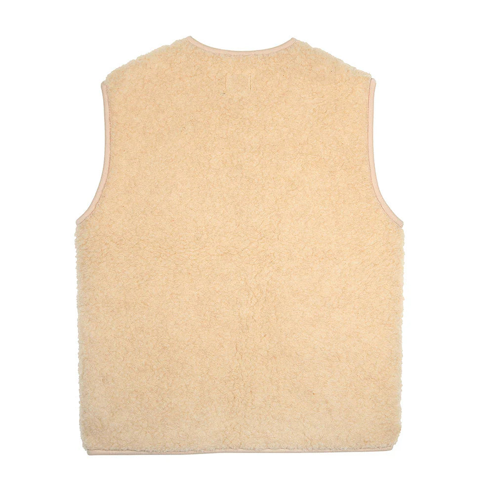 Coldbreaker Wool Vest Pepitko Beige