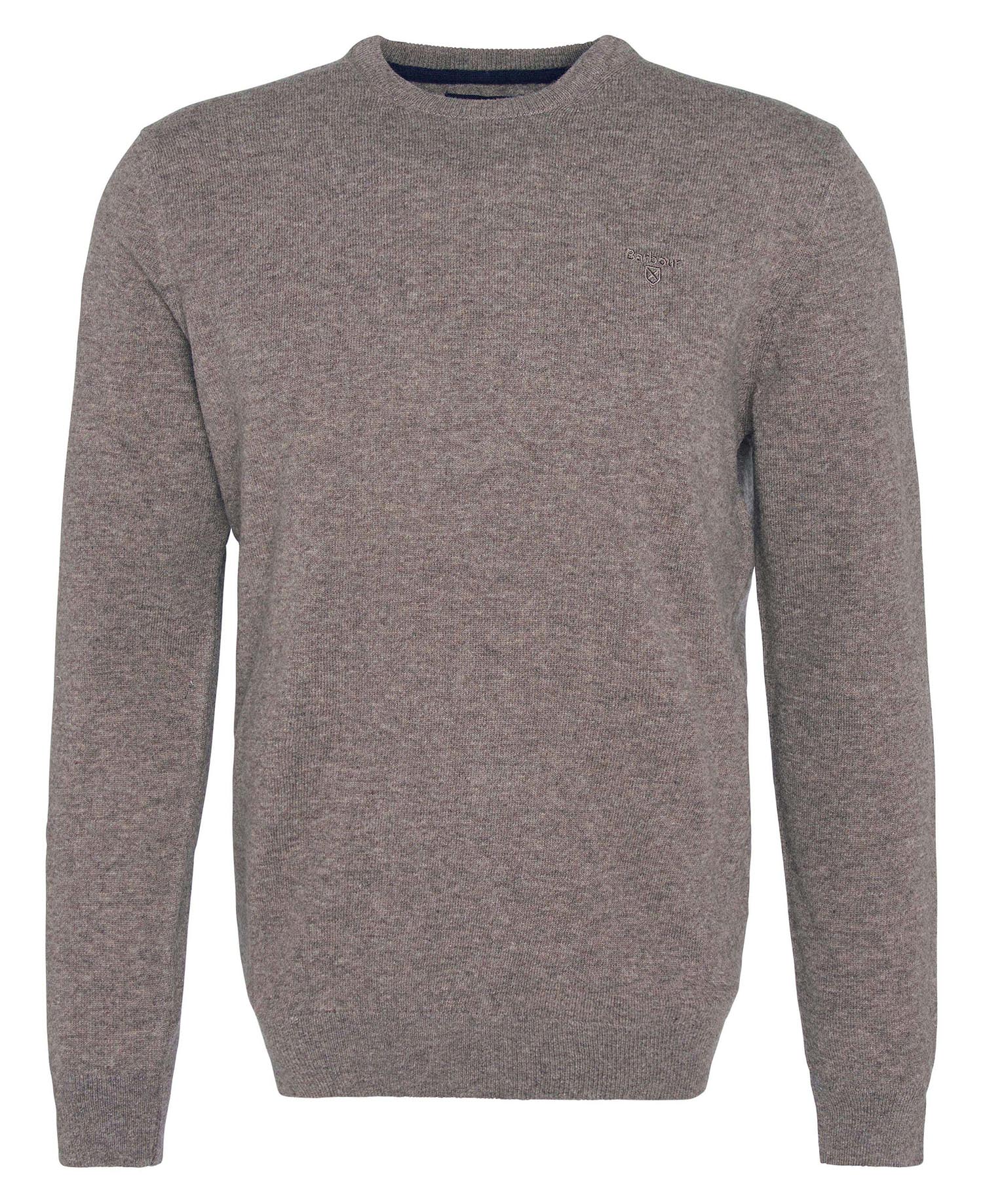 Barbour Essential Wool Crew Neck Dark Stone