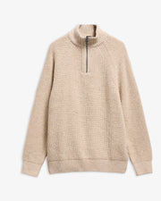Barbour Essentials Fleck Half Zip Pearl