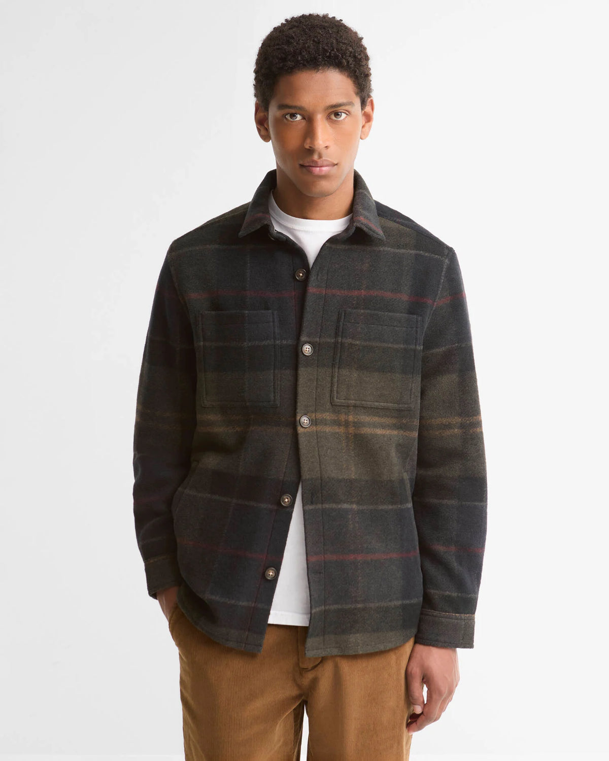 Barbour Woodlane Overshirt Check Tartan