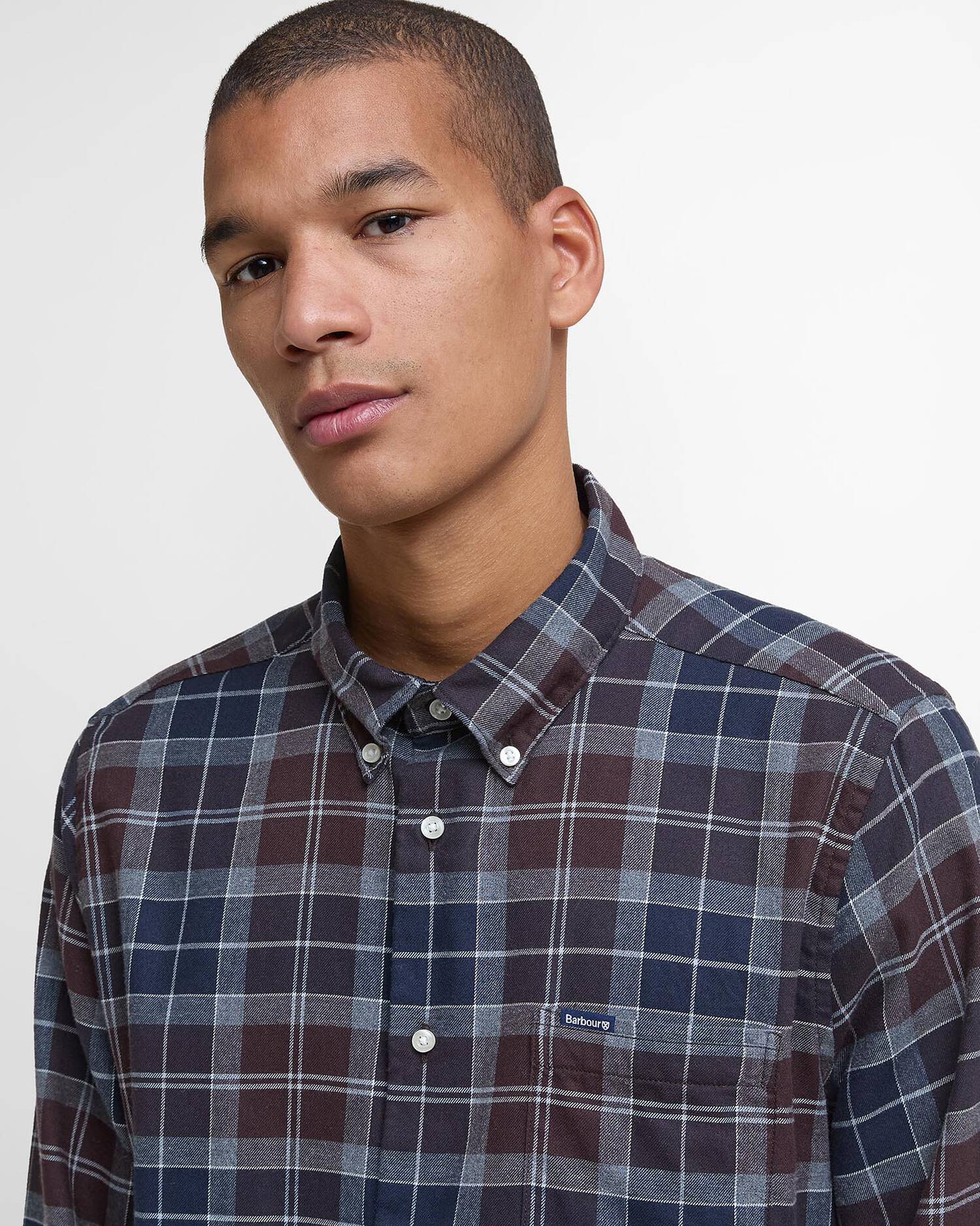 Barbour Fortrose Tailored Shirt Midnight Oak Tartan