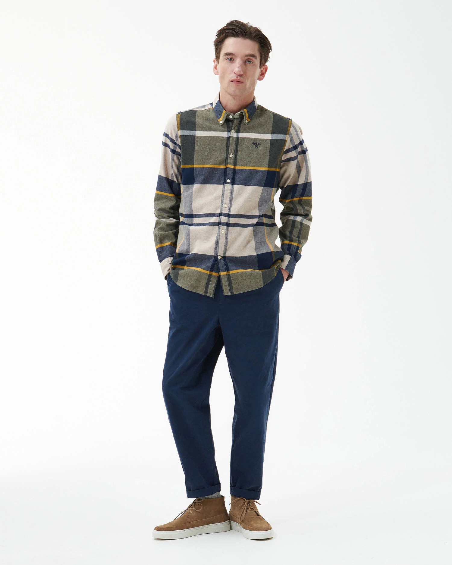 Barbour Iceloch Tailored Shirt Forest Mist