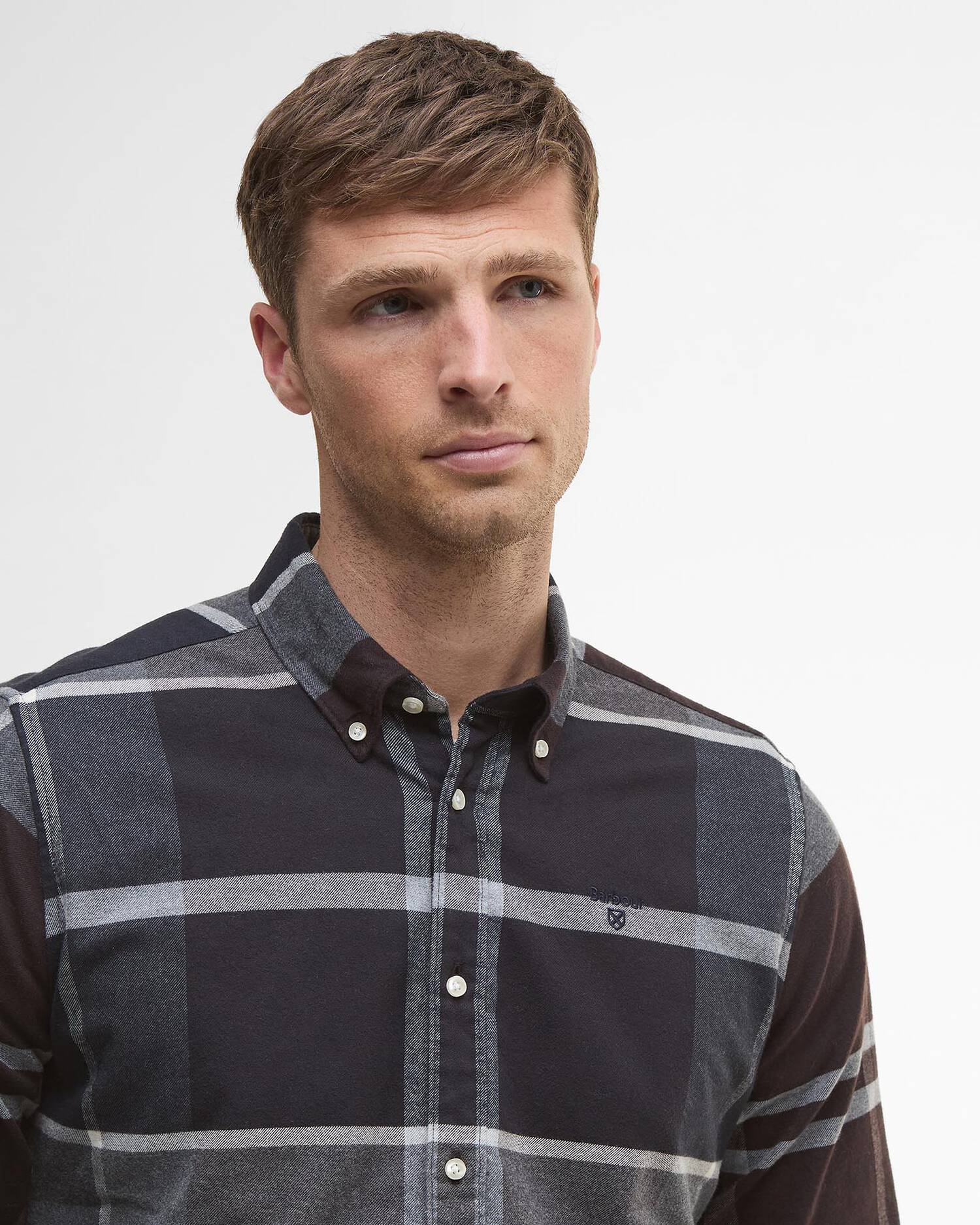 Barbour Iceloch Tailored Shirt Midnight Oak Tartan