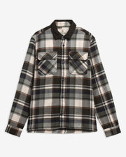 Barobur Grasmoor Relaxed Checked Shirt Olive