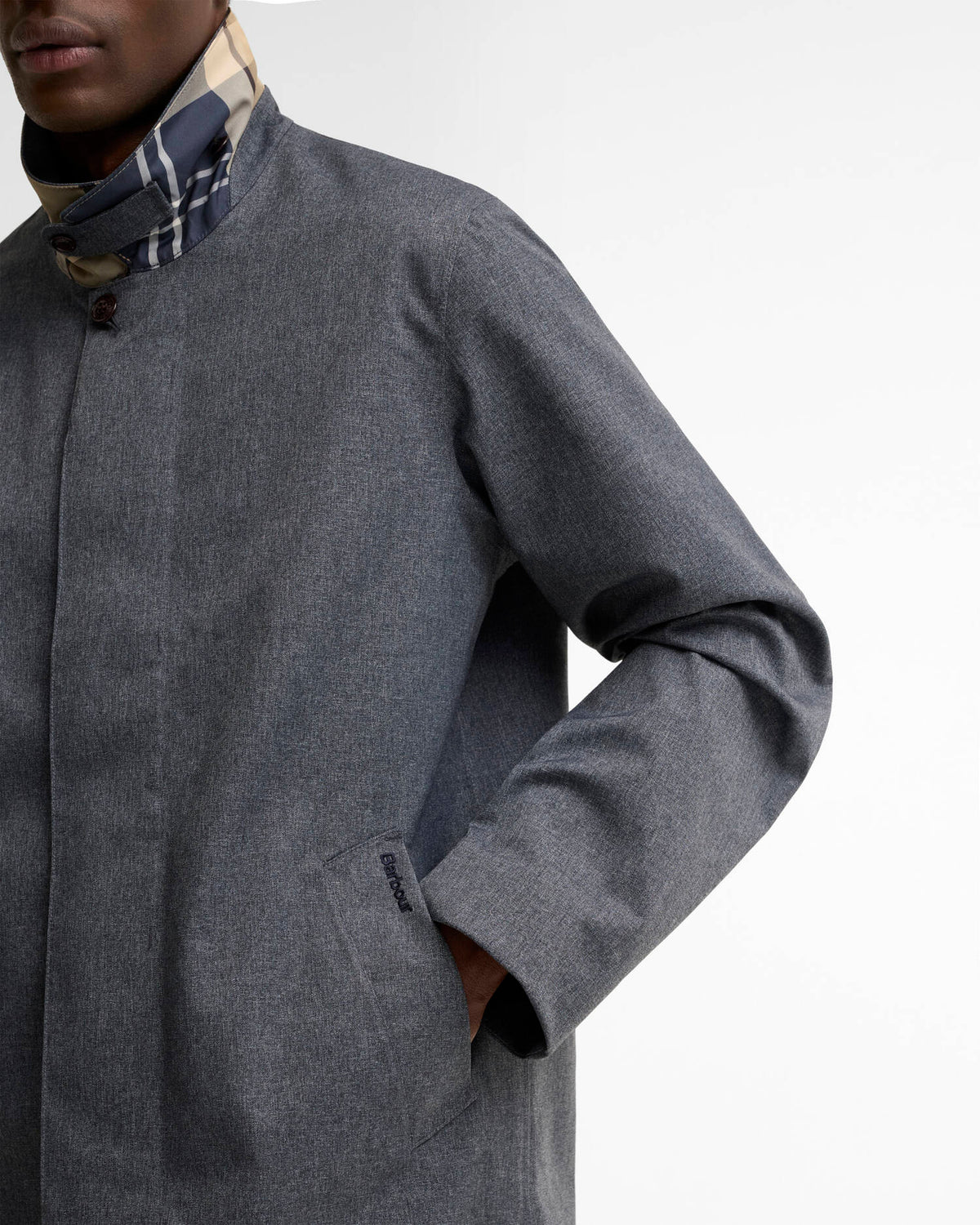 Barbour Alnwick Waterproof Mac Navy