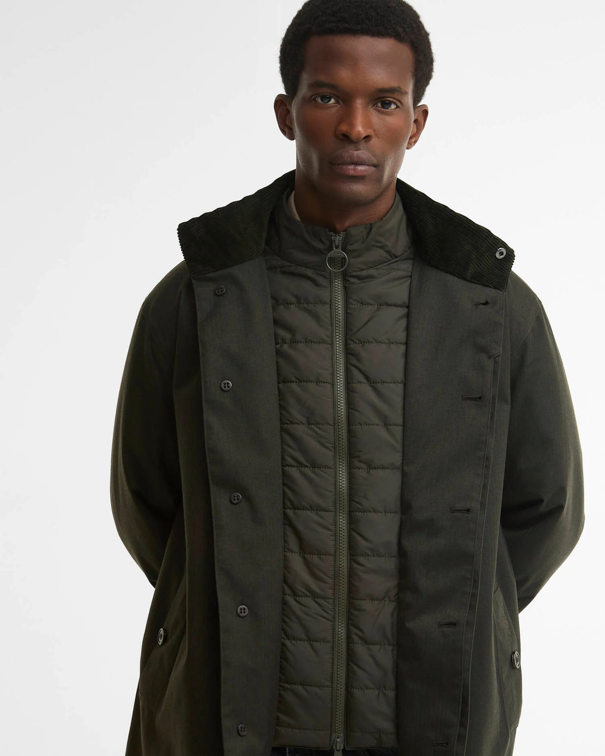 Barbour Northdale Waterproof Mac Sage