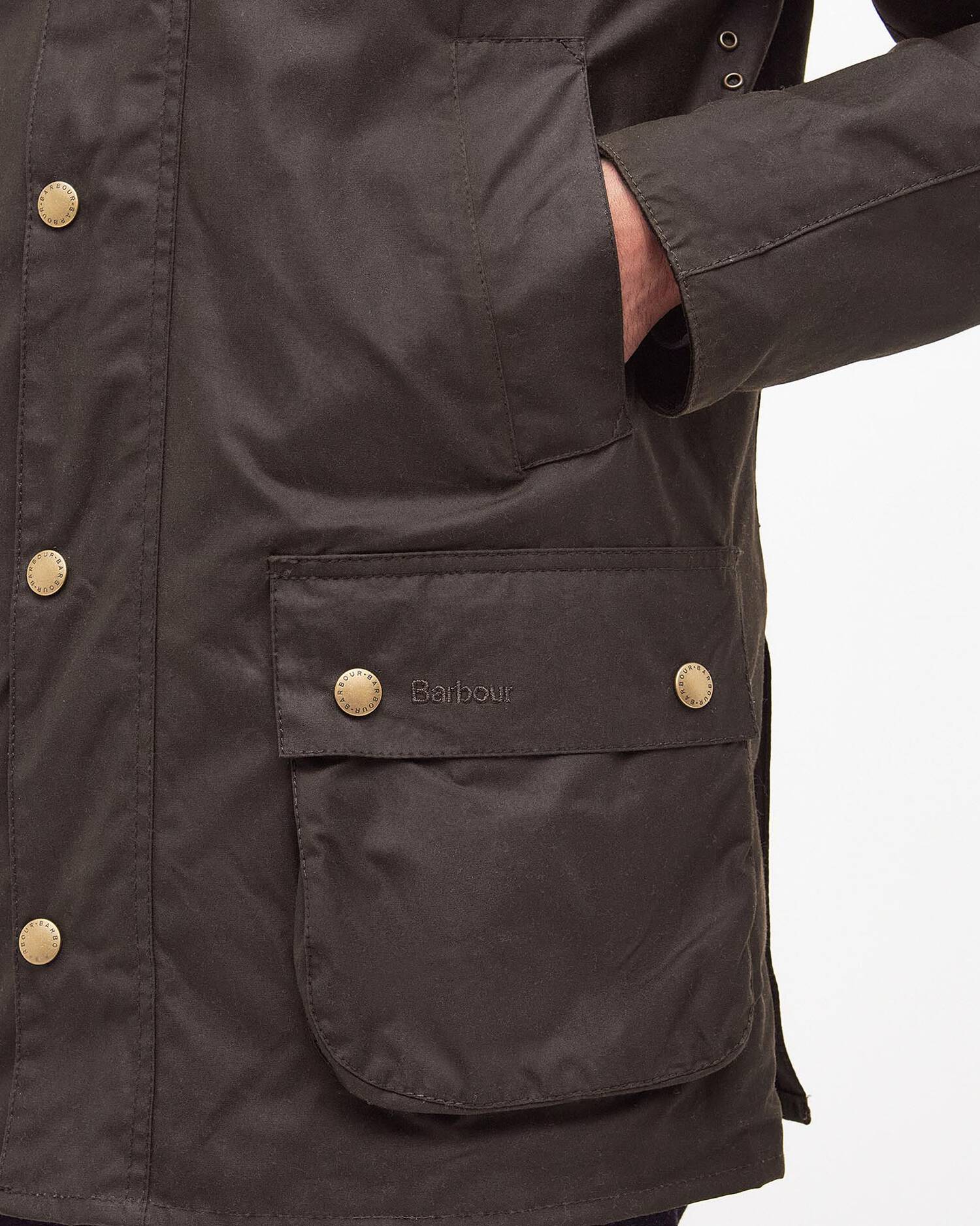 Barbour Ashby Wax Jacket Olive