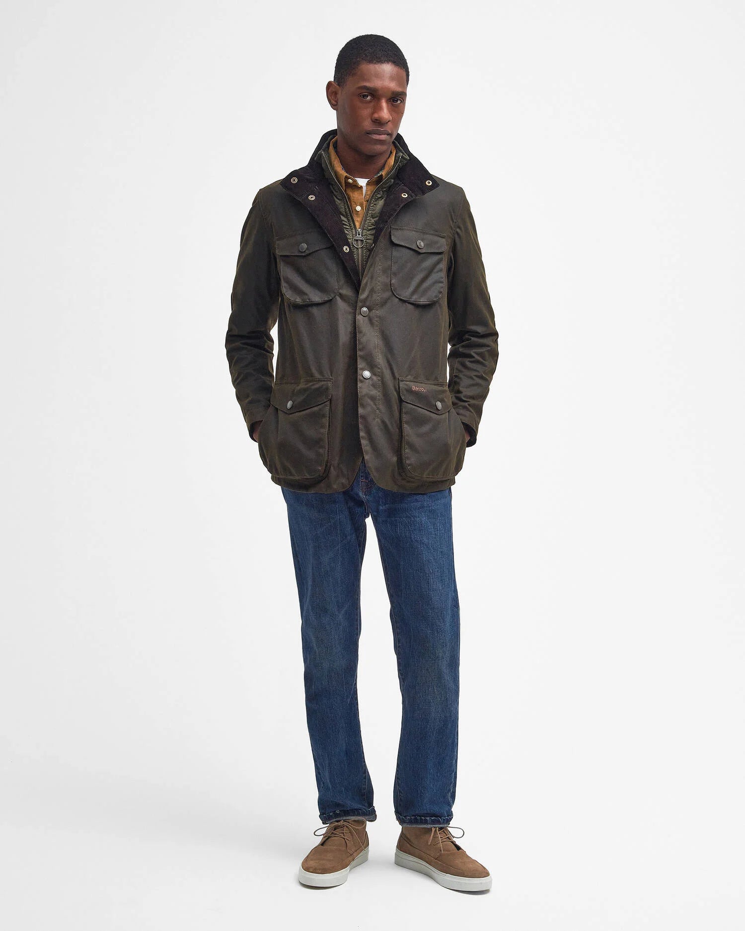 Barbour Ogston Wax Jacket Olive
