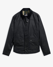 Barbour Reelin Wax Jacket Navy