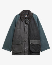 Barbour Patchwork OS Bedale Wax Black