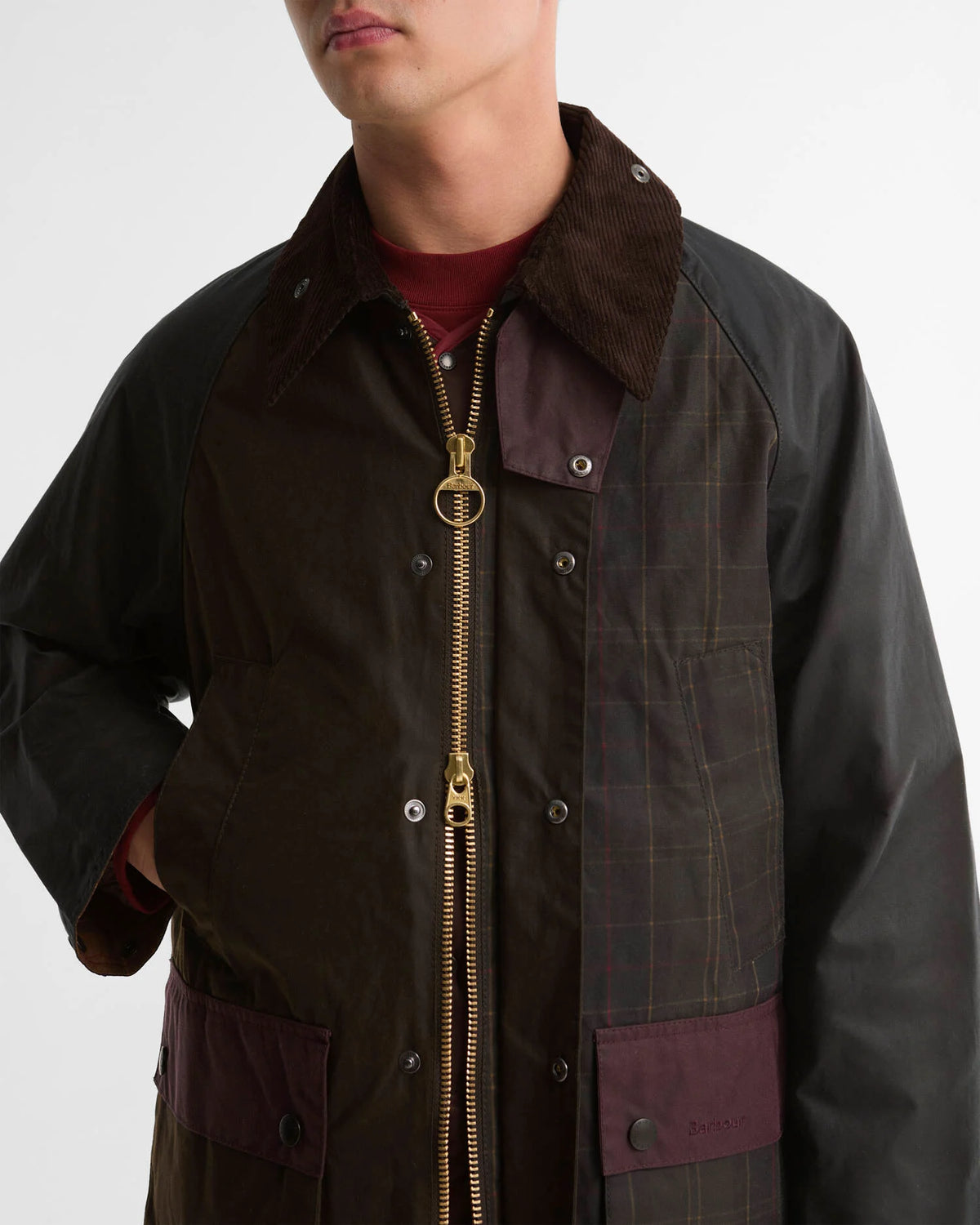Barbour Patchwork OS Bedale Wax Tartan