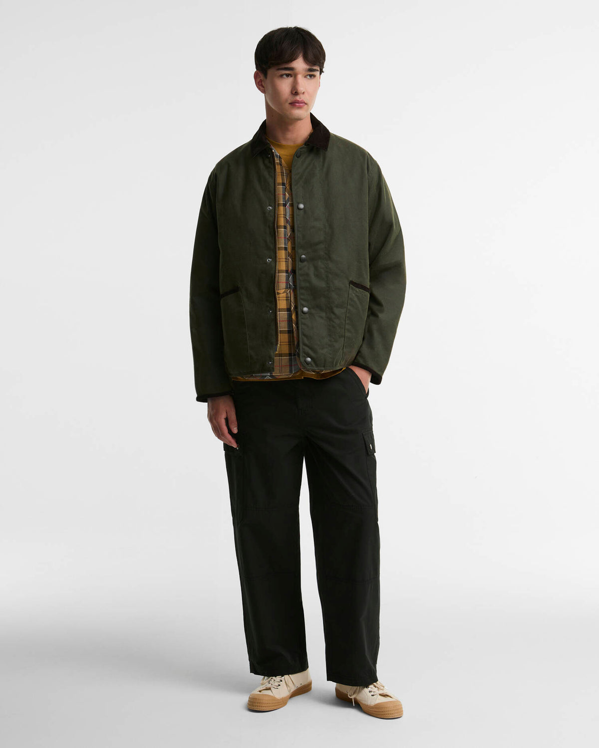 Barbour Short Liddesdale Wax Jacket Sage