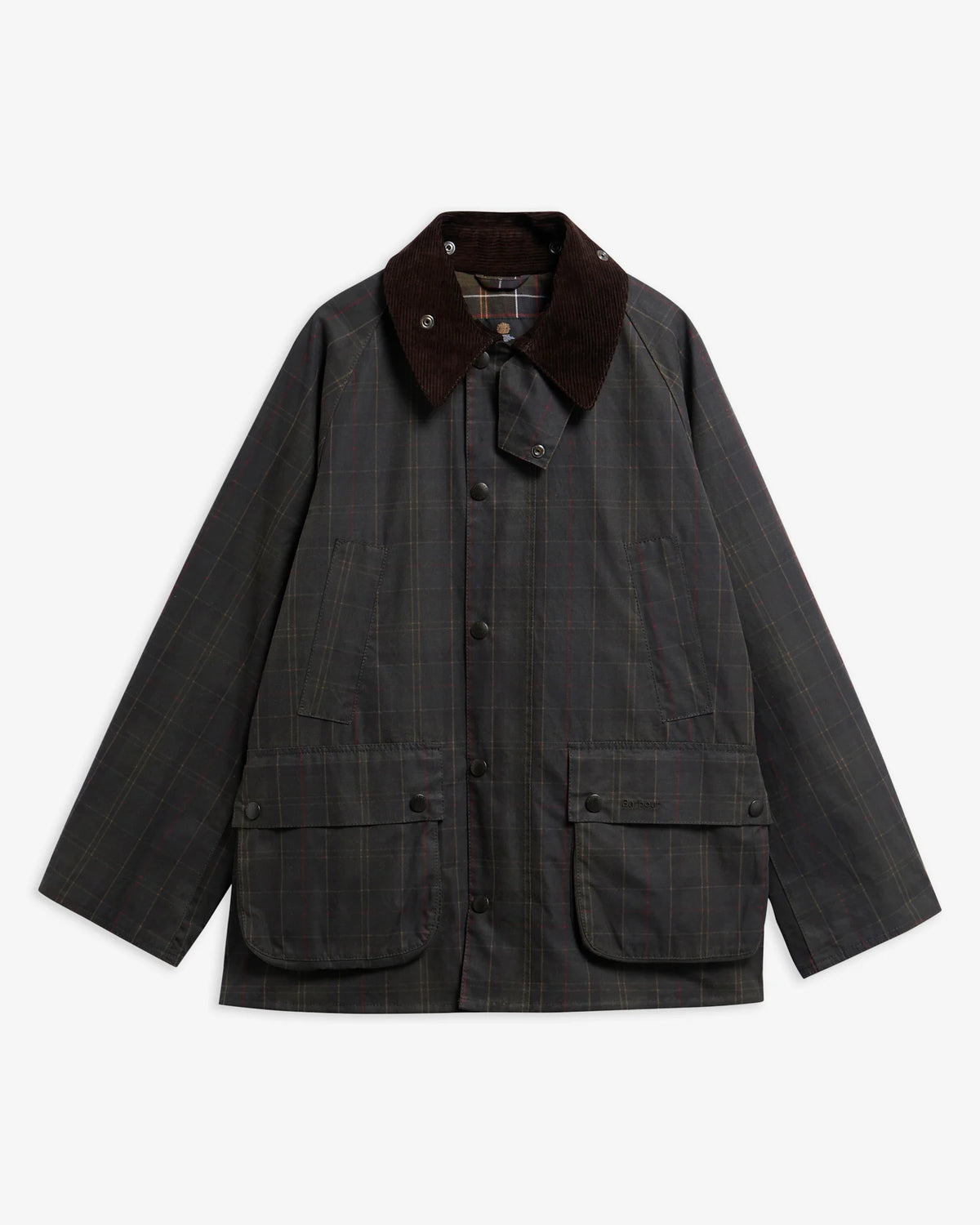 Barbour Tartan OS Bedale Wax Dark