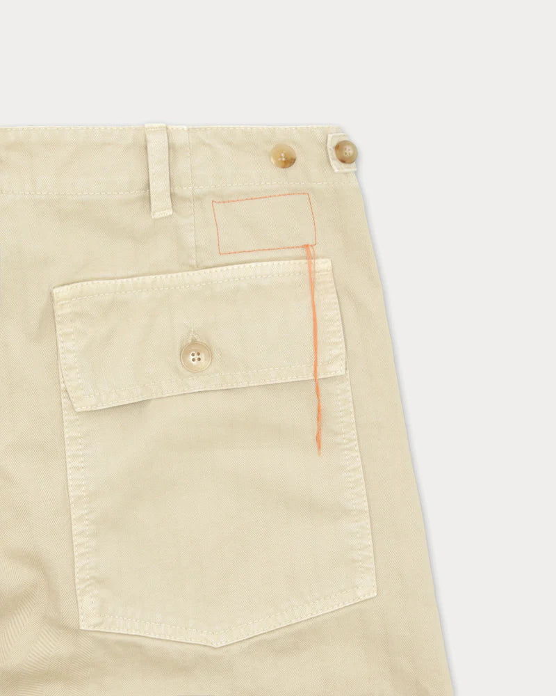 Fortela Newfatigue Pants Herringbone Natural