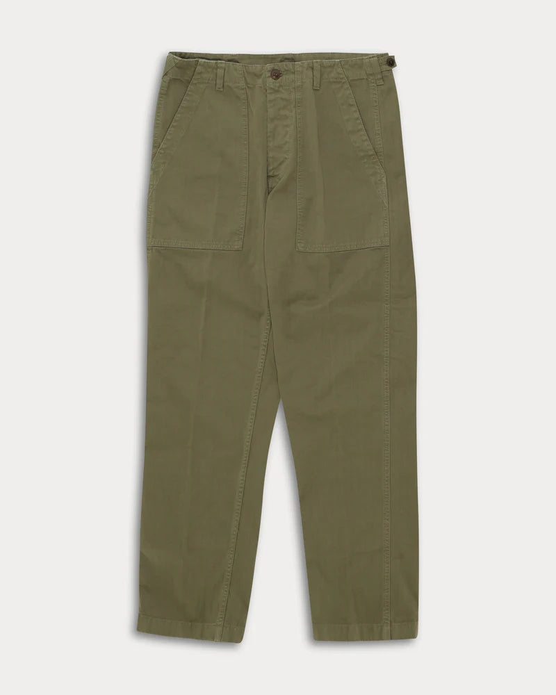 Fortela Newfatigue Pants Herringbone Sage Green