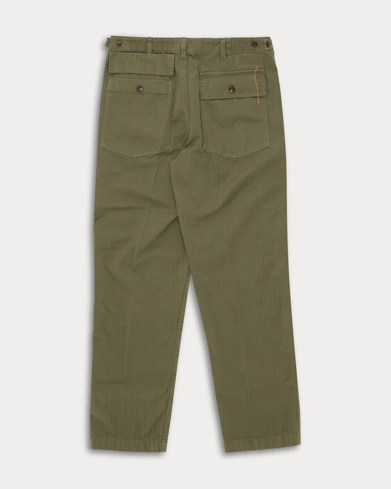 Fortela Newfatigue Pants Herringbone Sage Green