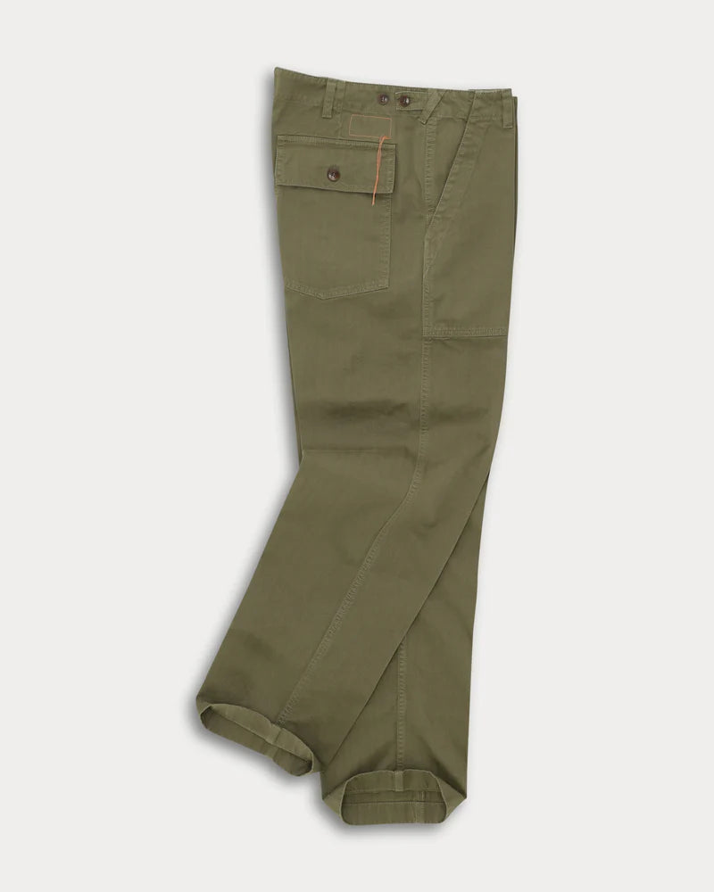 Fortela Newfatigue Pants Herringbone Sage Green