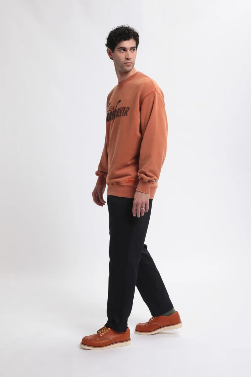 Universal Overall Twill Tuck Tapered Navy