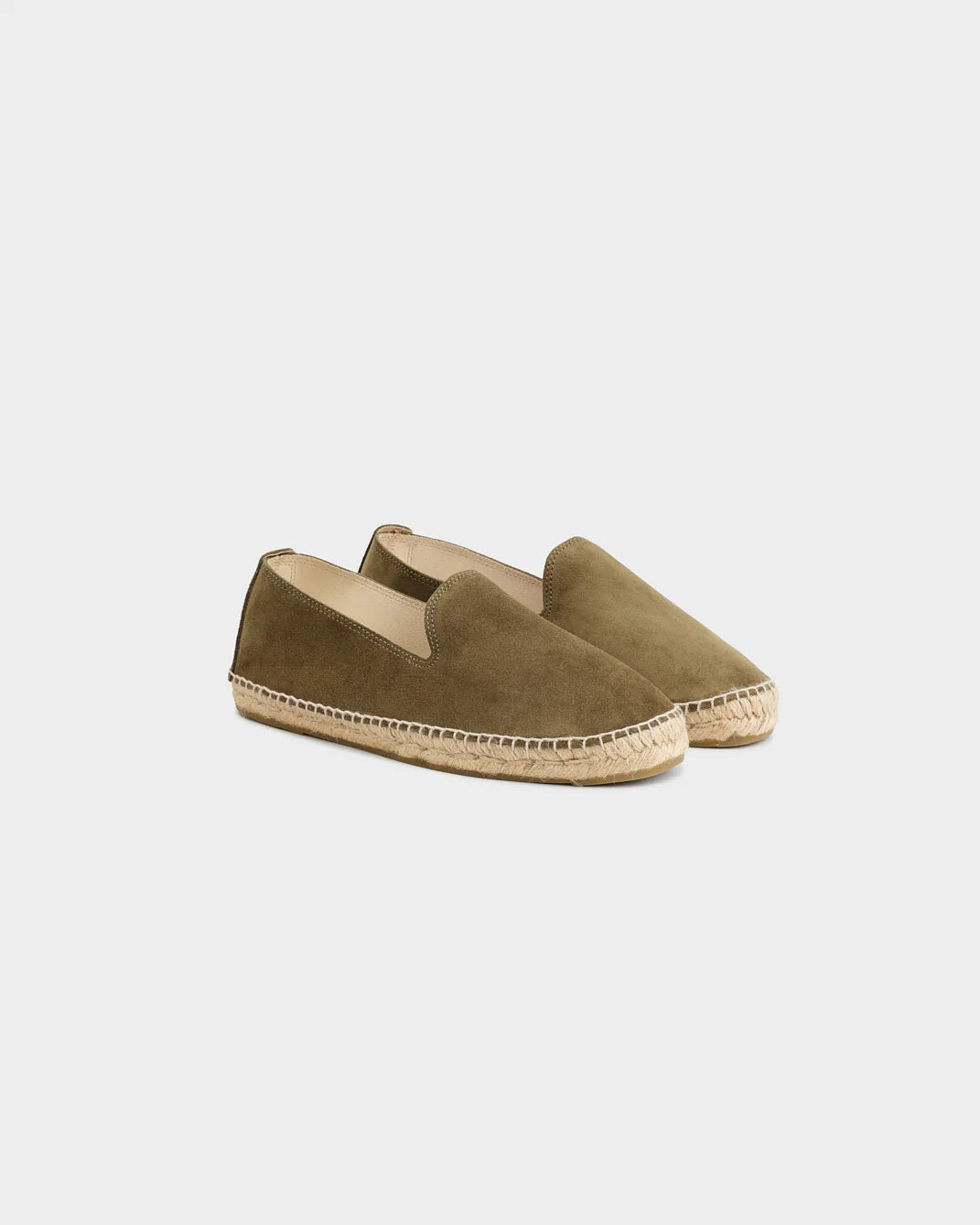 Manebì Suede Espadrilles Hamptons Olive