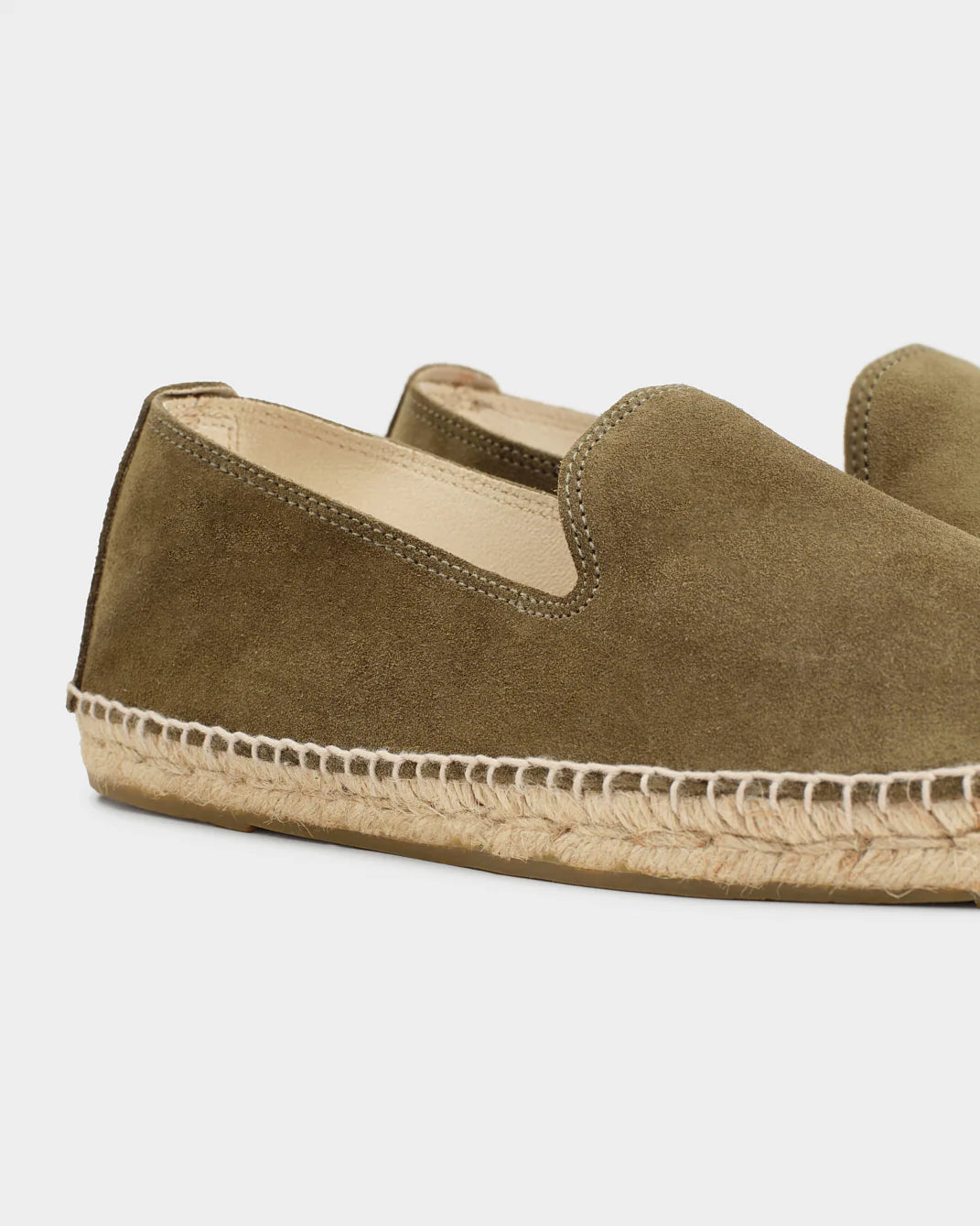Manebì Suede Espadrilles Hamptons Olive