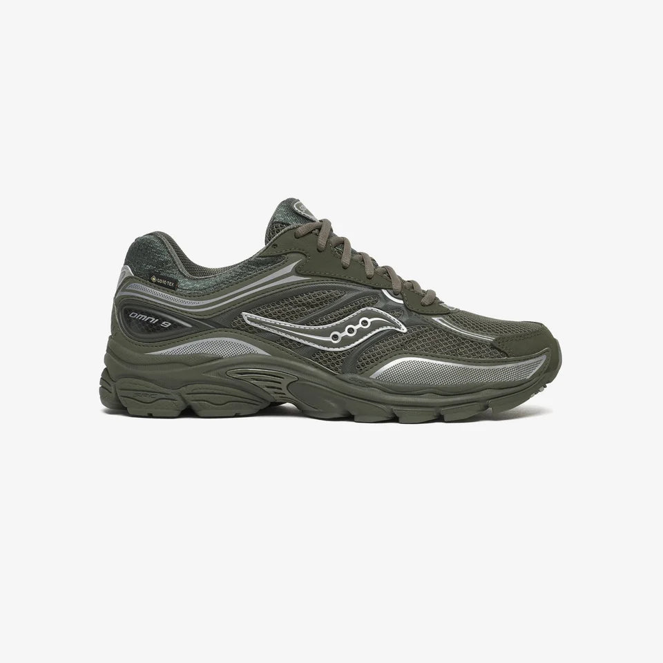 Saucony Progrid Omni 9 GTX Fatigue/Silver