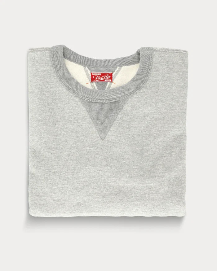 Fortela Felpa Girocollo Jersey Grey Melange