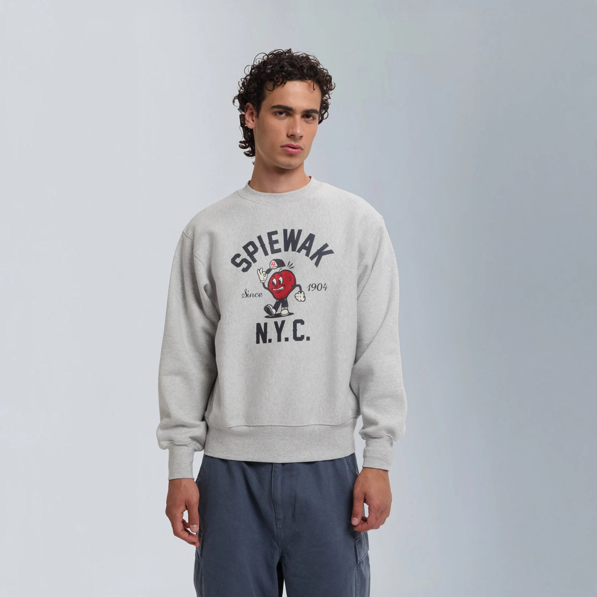 Spiewak Apple NYC Sweatshirt H.Grey