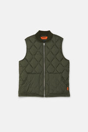 Universal Overall Quilt Vest D.Green