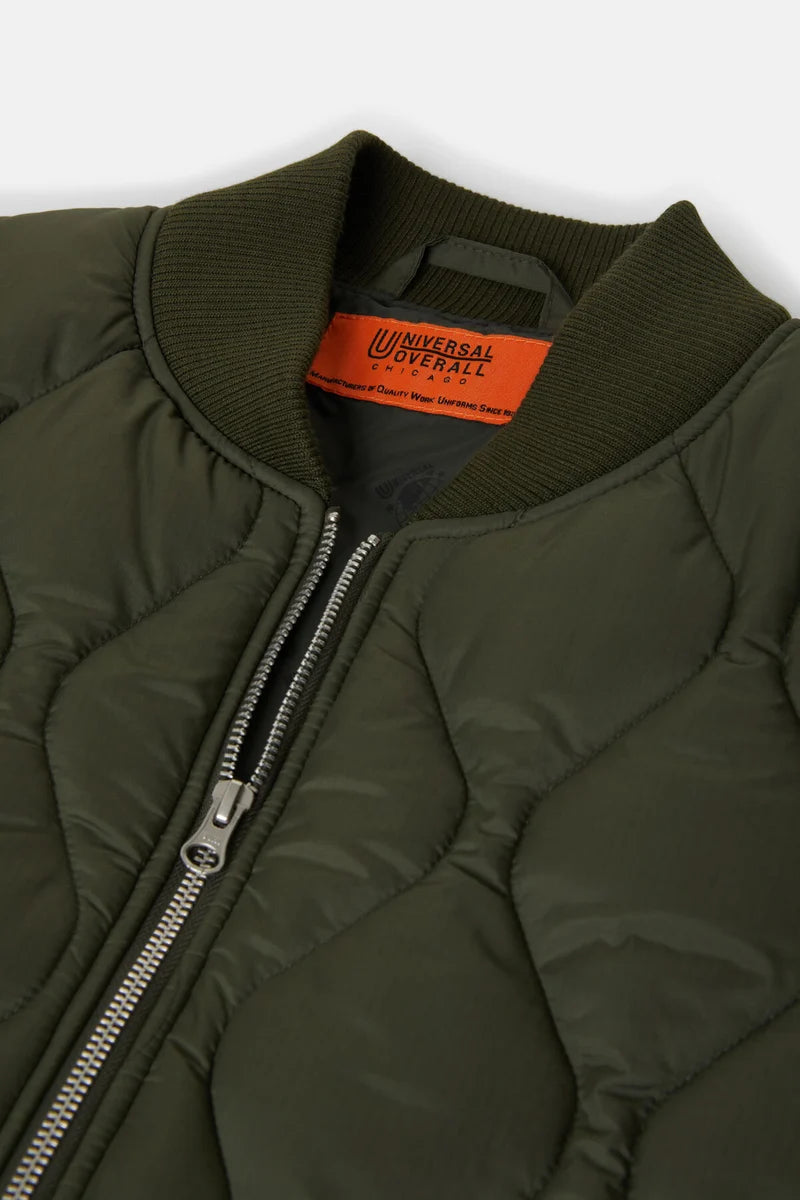 Universal Overall Quilt Vest D.Green