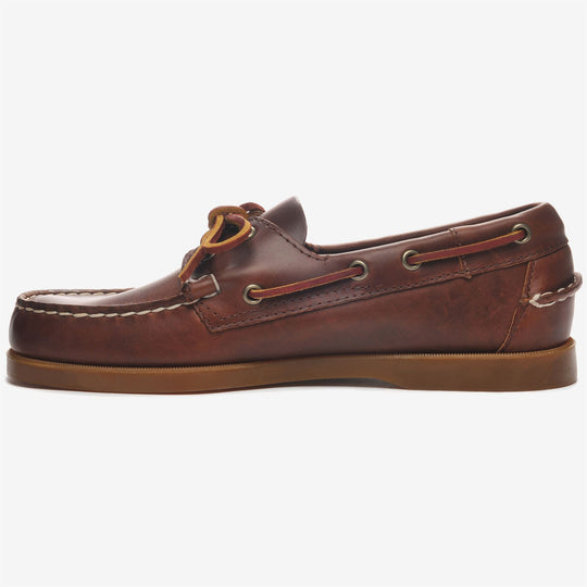 Sebago Docksides Portland Waxed Brown-Honey