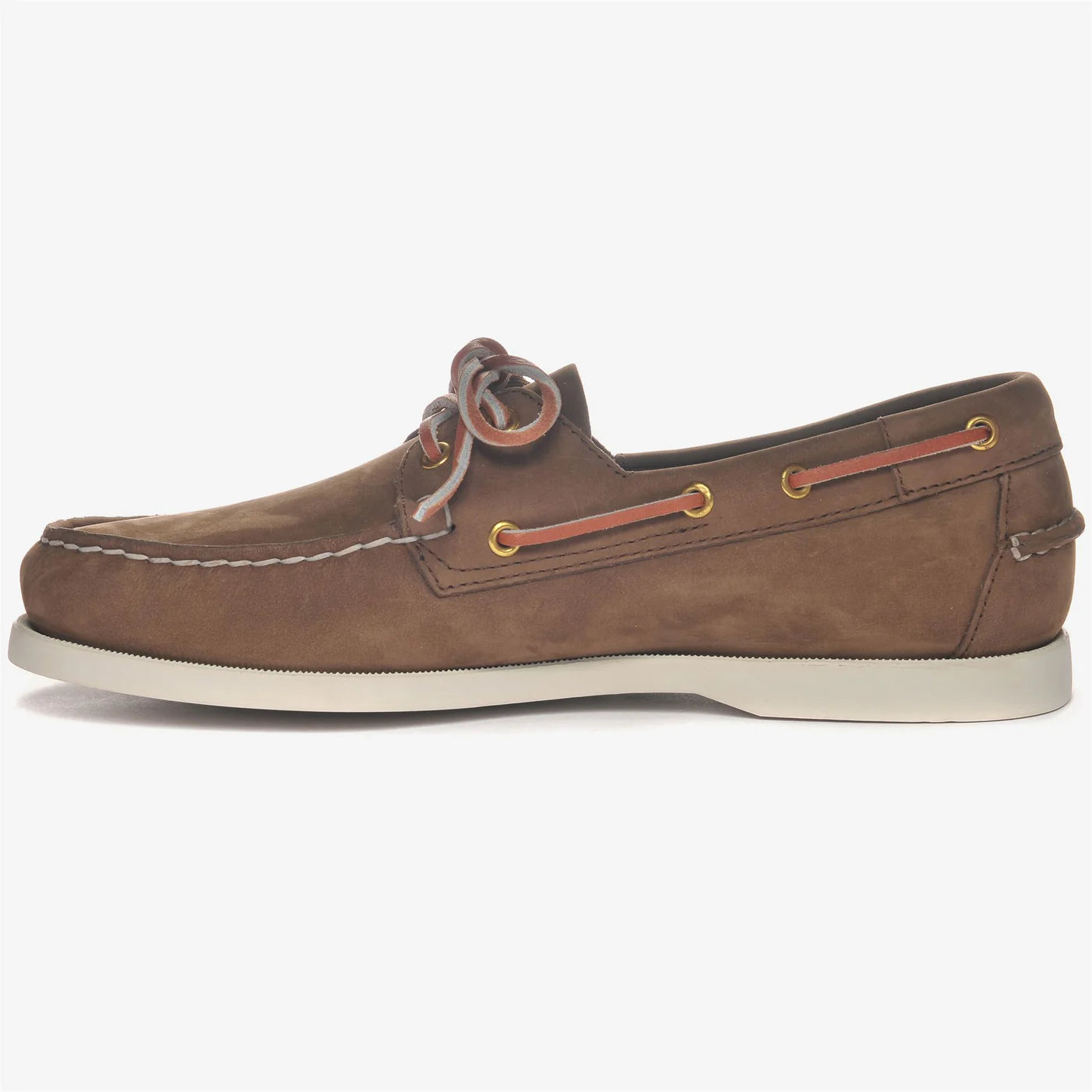 Sebago Portland Nubuck Brown Dk - Yellow Gold