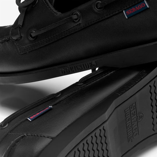 Sebago Docksides Portland Total Black
